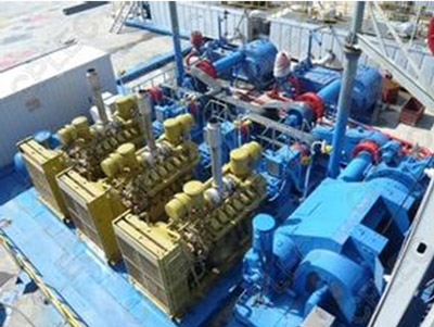 柴油机与并车箱 柴油机与并车箱